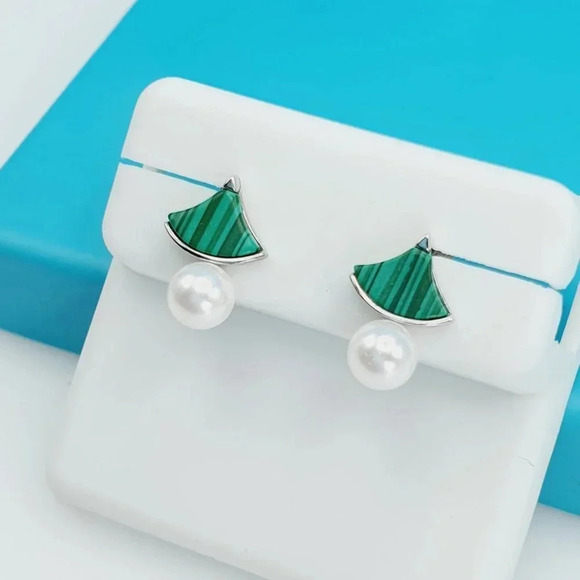 "925 Sterling Silver CZ Beautiful Earrings for Women, 1USPAR4127 - Picture 5 of 11